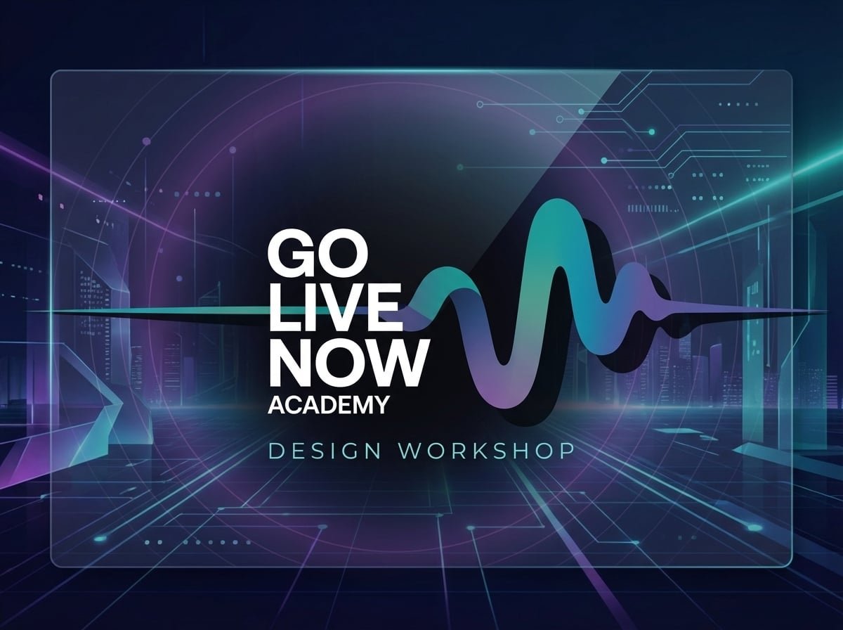 Speaker presenting professionally on a virtual stage