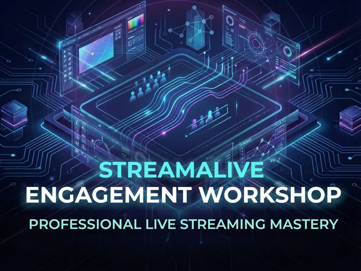 Modern web interface showing StreamAlive engagement tools